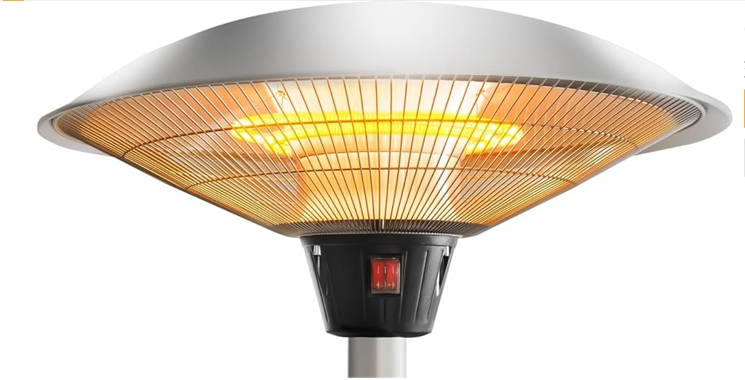 Tip over protection heater