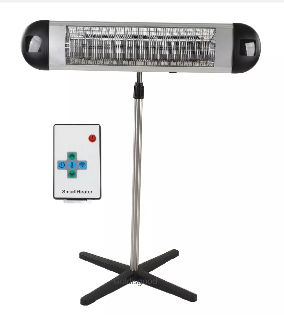 Infrared wall heater for bathroom