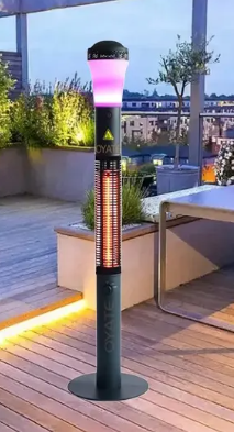 Wall mount heater for porch
